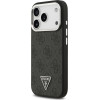 Guess Case 4G Triangle Logo Magsafe For Iphone 17 Pro Black Silver - (GUHMP17LP4TSRCMK)