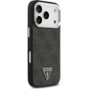 Guess Case 4G Triangle Logo Magsafe For Iphone 17 Pro Black Silver - (GUHMP17LP4TSRCMK)