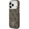Guess Case 4G Triangle Logo Magsafe For Iphone 17 Pro Brown - (GUHMP17LP4TSRCMW)