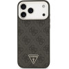 Guess Case 4G Triangle Logo Magsafe For Iphone 17 Pro Max Black Silver - (GUHMP17XP4TSRCMK)