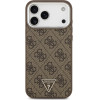 Guess Case 4G Triangle Logo Magsafe For Iphone 17 Pro Max Brown - (GUHMP17XP4TSRCMW)