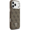 Guess Case 4G Triangle Logo Magsafe For Iphone 17 Pro Max Brown - (GUHMP17XP4TSRCMW)