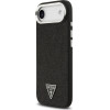 Guess Case Glitter Triangle Logo Magsafe For Iphone 17 Air Black - (GUHMP17MPFGTSCMK)