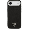 Guess Case Glitter Triangle Logo Magsafe For Iphone 17 Air Black - (GUHMP17MPFGTSCMK)