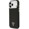 Guess Case Glitter Triangle Logo Magsafe For Iphone 17 Pro Max Black - (GUHMP17XPFGTSCMK)