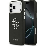 Guess Case Grained Big 4G Classic Logo For Iphone 17 Pro Max Black - (GUHCP17XPG4SMCEK)