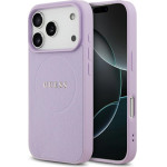 Guess Case Grained Ring Magsafe For Iphone 17 Pro Purple - (GUHMP17LPGHSMMU)