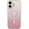 Guess Case Iml Gradient Triangle Logo Magsafe For Iphone 17 Pink - (GUHMP17SHGTMLCGP)
