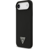 Guess Case Silicone Triangle Logo Magsafe For Iphone 17 Air Black - (GUHMP17MSCTRLMK)