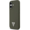 Guess Case Silicone Triangle Logo Magsafe For Iphone 17 Khaki - (GUHMP17SSCTRLMA)