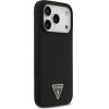 Guess Case Silicone Triangle Logo Magsafe For Iphone 17 Pro Black - (GUHMP17LSCTRLMK)