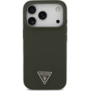 Guess Case Silicone Triangle Logo Magsafe For Iphone 17 Pro Khaki - (GUHMP17LSCTRLMA)