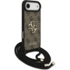 Guess Etui 4G Big Logo Cord Stap Crossbody Do Iphone 17 Air Brazowy - (GUHCP17MP4GMGCRW)
