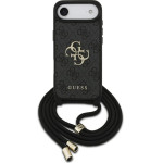 Guess Etui 4G Big Logo Cord Stap Crossbody Do Iphone 17 Air Czarny - (GUHCP17MP4GMGCRK)
