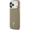 Guess Etui Grained Triangle Logo Magsafe Do Iphone 17 Pro Max Brazowy - (GUHMP17XPGTSPSW)