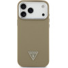 Guess Etui Grained Triangle Logo Magsafe Do Iphone 17 Pro Max Brazowy - (GUHMP17XPGTSPSW)