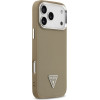 Guess Etui Grained Triangle Logo Magsafe Do Iphone 17 Pro Max Brazowy - (GUHMP17XPGTSPSW)