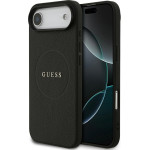 Guess Grained Ring Magsafe Case For Iphone 17 Air Black - (GUHMP17MPGHSMMK)
