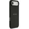 Guess Grained Ring Magsafe Case For Iphone 17 Air Black - (GUHMP17MPGHSMMK)