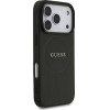 Guess Grained Ring Magsafe Case For Iphone 17 Pro Black - (GUHMP17LPGHSMMK)