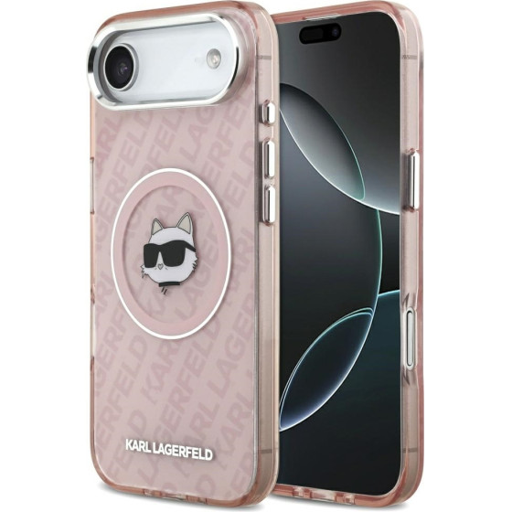Karl Lagerfeld Case Iml Choupette Head Logo Magsafe For Iphone 17 Air Pink - (KLHMP17MHMKBCHOP)