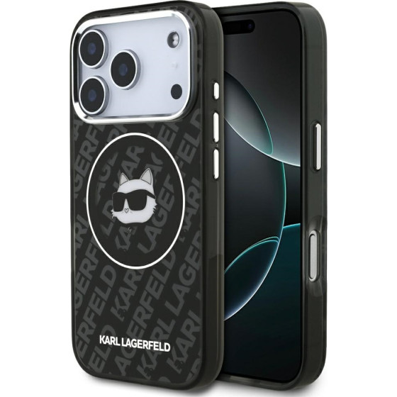 Karl Lagerfeld Case Iml Choupette Head Logo Magsafe For Iphone 17 Pro Black - (KLHMP17LHMKBCHOK)