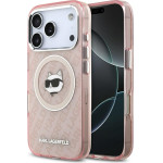 Karl Lagerfeld Case Iml Choupette Head Logo Magsafe For Iphone 17 Pro Pink - (KLHMP17LHMKBCHOP)