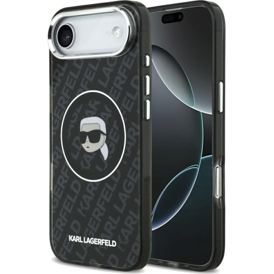 Karl Lagerfeld Case Iml Karl Head Logo Magsafe For Iphone 17 Air Black - (KLHMP17MHMKBKHOK)