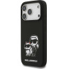Karl Lagerfeld Case Silicone K&C Sketch & Logo Magsafe For Iphone 17 Pro Black - (KLHMP17LSKCGRGOK)