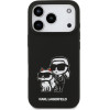 Karl Lagerfeld Case Silicone K&C Sketch & Logo Magsafe For Iphone 17 Pro Black - (KLHMP17LSKCGRGOK)