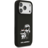 Karl Lagerfeld Case Silicone K&C Sketch & Logo Magsafe For Iphone 17 Pro Black - (KLHMP17LSKCGRGOK)