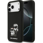 Karl Lagerfeld Case Silicone K&C Sketch & Logo Magsafe For Iphone 17 Pro Max Black - (KLHMP17XSKCGRGOK)
