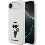 Karl Lagerfeld Case Silicone Karl Sketch & Logo Magsafe For Iphone 17 Air White - (KLHMP17MSKIGROH)