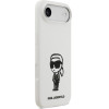 Karl Lagerfeld Case Silicone Karl Sketch & Logo Magsafe For Iphone 17 Air White - (KLHMP17MSKIGROH)