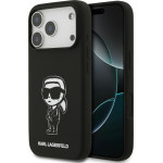 Karl Lagerfeld Case Silicone Karl Sketch & Logo Magsafe For Iphone 17 Pro Black - (KLHMP17LSKIGROK)