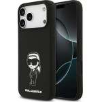Karl Lagerfeld Case Silicone Karl Sketch & Logo Magsafe For Iphone 17 Pro Max Black - (KLHMP17XSKIGROK)