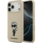 Karl Lagerfeld Case Silicone Karl Sketch & Logo Magsafe For Iphone 17 Pro Max Brown - (KLHMP17XSKIGROW)