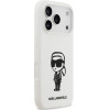 Karl Lagerfeld Case Silicone Karl Sketch & Logo Magsafe For Iphone 17 Pro White - (KLHMP17LSKIGROH)