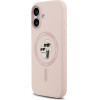 Karl Lagerfeld Case Silicone Karl&Choupette Ring Magsafe For Iphone 17 Pink - (KLHMP17SSCMKCRHP)