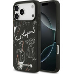 Karl Lagerfeld Etui Grained Pattern & Logo Magsafe Do Iphone 17 Pro Max Czarny - (KLHMP17XPGGRMPK)