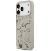 Karl Lagerfeld Etui Grained Pattern & Logo Magsafe Do Iphone 17 Pro Szary - (KLHMP17LPGGRMPKG)