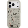 Karl Lagerfeld Etui Grained Pattern & Logo Magsafe Do Iphone 17 Pro Szary - (KLHMP17LPGGRMPKG)