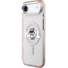 Karl Lagerfeld Etui Iml Choupette Sketch Logo Magsafe Do Iphone 17 Air Rozowy - (KLHMP17MHGCHGKBP)