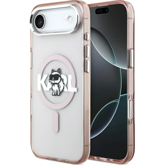 Karl Lagerfeld Etui Iml Choupette Sketch Logo Magsafe Do Iphone 17 Air Rozowy - (KLHMP17MHGCHGKBP)
