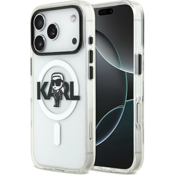 Karl Lagerfeld Etui Iml Karl Sketch Logo Magsafe Do Iphone 17 Pro Przezroczysty - (KLHMP17LHGKIGKBT)