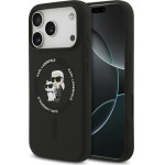 Karl Lagerfeld Etui Silicone Karl&Choupette Ring Magsafe Do Iphone 17 Pro Max Czarny - (KLHMP17XSCMKCRHK)
