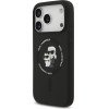 Karl Lagerfeld Etui Silicone Karl&Choupette Ring Magsafe Do Iphone 17 Pro Max Czarny - (KLHMP17XSCMKCRHK)