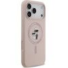 Karl Lagerfeld Silicone Karl&Choupette Ring Magsafe Case For Iphone 17 Pro Max Pink - (KLHMP17XSCMKCRHP)