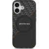 MERCEDES Case Amg Double Layer Transparent Rhombs Magsafe For Iphone 17 black-Red - (AMHMP17S24HRDKR)