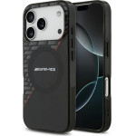MERCEDES Case Amg Double Layer Transparent Rhombs Magsafe For Iphone 17 Pro black-Red - (AMHMP17L24HRDKR)